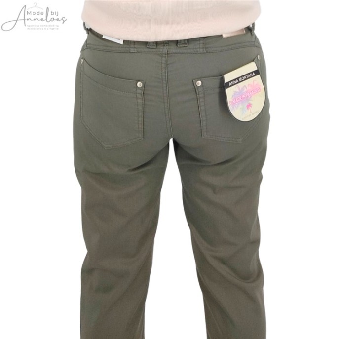 Anna Montana 1306 Slimfit capri Safari